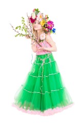 Карнавальніе костюмы для девочек – Костюм Весны с венком