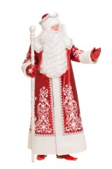 Костюм Деда Мороза «Сказка Flex». В комплект костюма входит: пальто, шапка, рукавицы, мешок, чехол для костюма